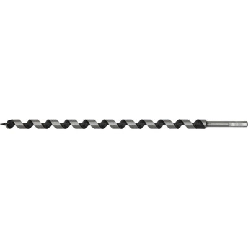 Image of Loops 18 x 460mm Hardened Auger Wood Drill Bit - Hexagonal Shank - Woodwork Timber Multi
