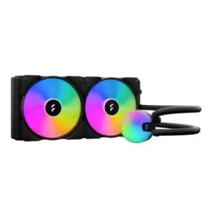 image of Fractal Design Lumen S28 V2 280mm ARGB Liquid CPU Cooler ARGB Pump 2x Aspect 14 RGB PWM Fans