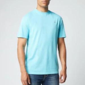 Image of Tommy Jeans Mens Sunfaded Wash T-Shirt - Chlorine Blue - L