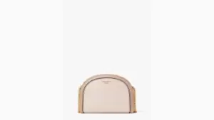 Image of Morgan Colorblocked Double-zip Dome Crossbody