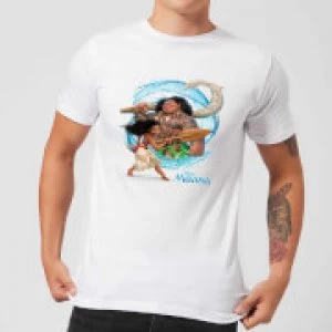 Image of Disney Moana Wave Mens T-Shirt - White - XXL
