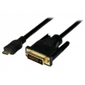 Image of StarTech 1m Mini HDMI to DVI D Cable MM