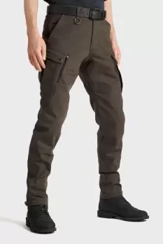 Image of Pando Moto Chino Style Cordura - Mark Kev 02 Olive W28/L34