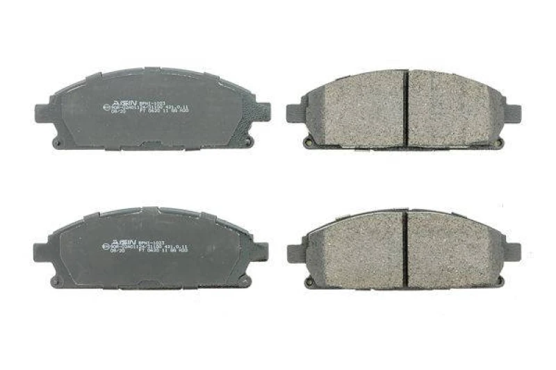 Image of AISIN BPNI-1023 Brake pad set Premium ADVICS by AISIN excl. wear warning contact Brake Pad Set,disc brake (402)