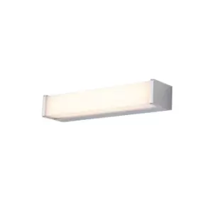 Image of Bathroom Wall Light IP44 Chrome Plate & Opal PC 8W LED Bulb Included