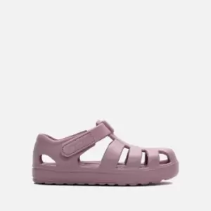 Image of Clarks Kids Move Kind Sandals - Dusty Pink - UK 11 Kids