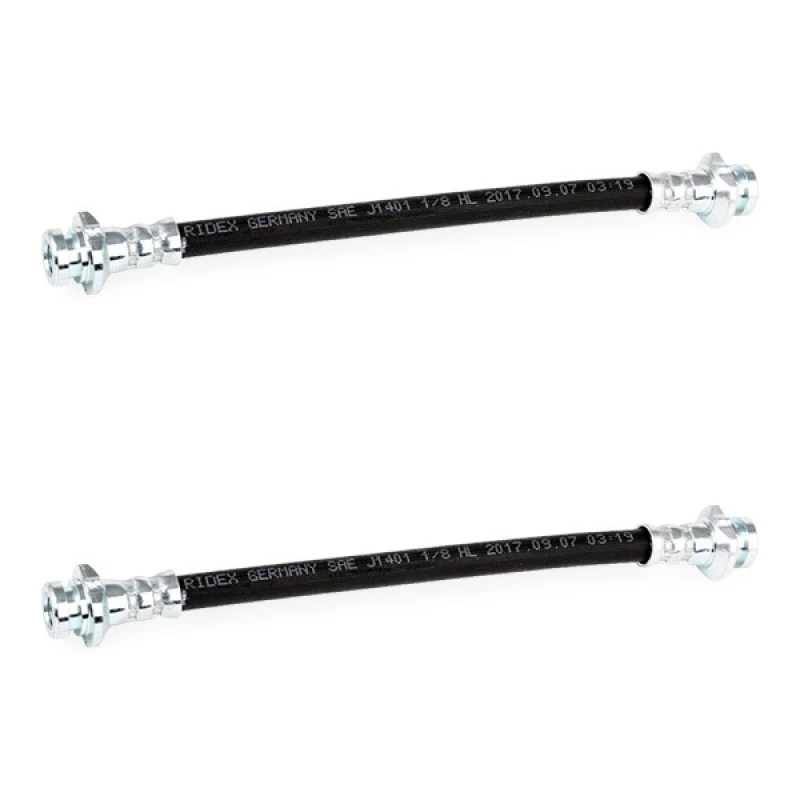 Image of RIDEX 83B0857 Brake Hose Rear Axle both sides Brake Hose (83)