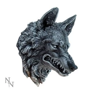 Image of Wolf Head Wall Plaque