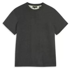 Image of Ted Baker Roscrow Short Sleeve Sweatshirt - Grey