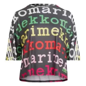 Image of adidas Marimekko x adidas T-Shirt (Plus Size) Womens - Black