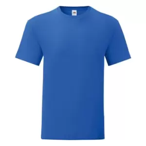 Image of Fruit Of The Loom Mens Iconic T-Shirt (3XL) (Royal Blue)