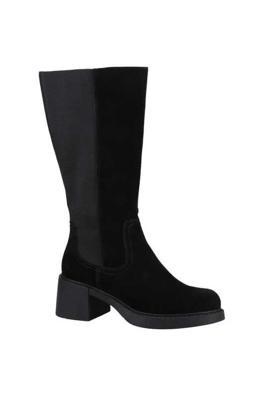 Image of Hush Puppies 'Arabella' Long Boots Black female