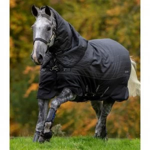 image of Amigo Bravo 1200D Reflectech Plus Medium Turnout Rug - Black/Reflect