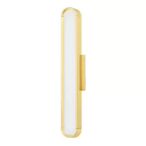 image of Integrated LED wall lamp Starkey Brass Brass 1 bulb 5.1cm