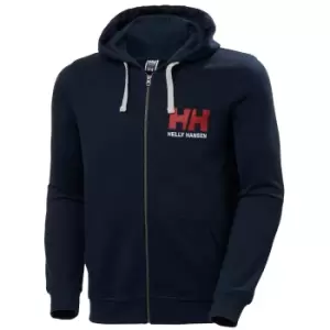 Image of Helly Hansen Mens Hh Logo Full Zip Hoodie Navy XXL