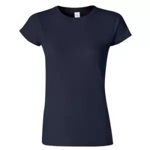 Image of Gildan Ladies Soft Style Short Sleeve T-Shirt (2XL) (Navy)