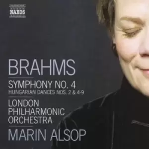 Image of Symphony No 4 Hungarian Dances Alsop Lpo by Johannes Brahms CD Album