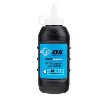 Image of Ox Tools OX-P025704 226g/8oz Pro Chalk Refill - White