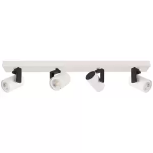 image of Italux Mola Modern 4 Light Ceiling Spotlight Bar, GU10