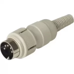 Image of Hirschmann 930 304-517-1 DIN connector Plug, straight Number of pins: 3 Grey