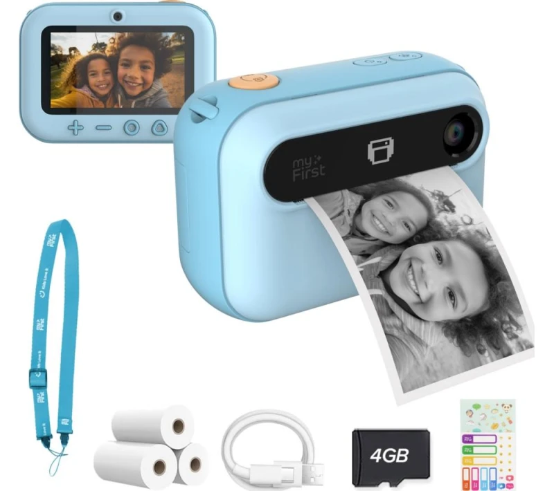Image of MYFIRST Insta 20 Kids Compact Camera - Blue 850054268921