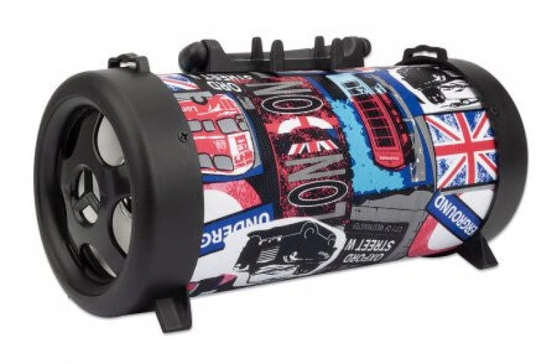 Image of Manhattan Manhattan London Bluetooth Speaker (Clearance Pricing) Decent Sound Output (3W) 3 hour Playback time FM Radio Range 10m microSD card reader