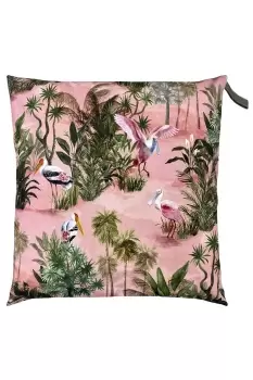 Image of Platalea Tropical Water & UV Resistant Outdoor Floor Cushion