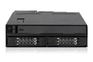 Image of Icy Dock MB602SPO-B drive bay panel Black