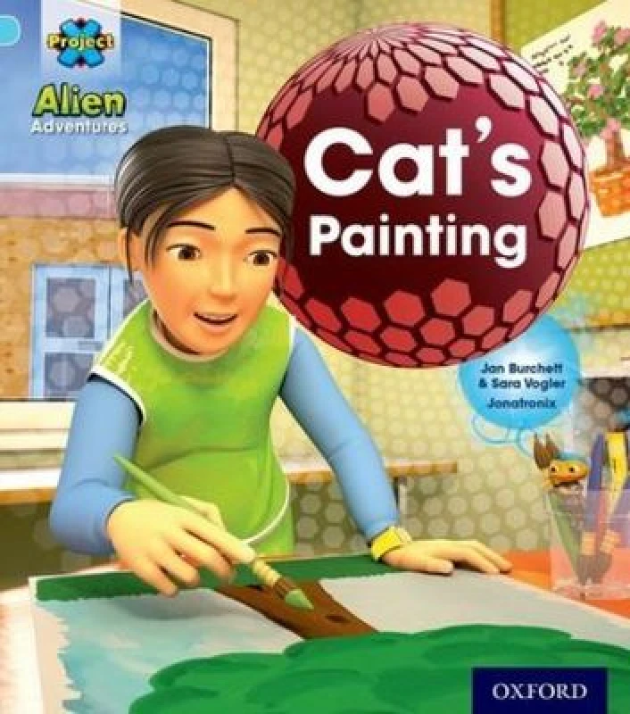 Image of Sara Vogler Project X: Alien Adventures: Blue: Cat's Painting Book Multi unisex
