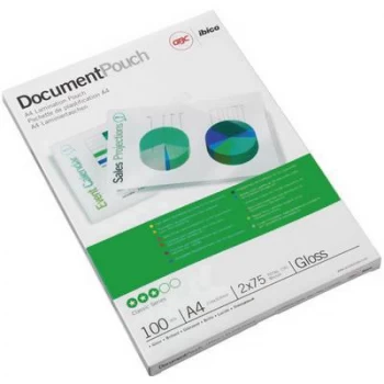 image of Original Acco GBC Laminating Pouch A4 150micron Pack of 25 3740489