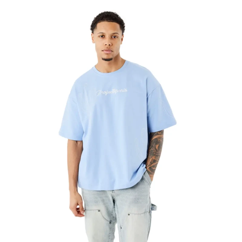 Image of Project X Paris T-Shirt Project X Paris Cactus Bleu Male S