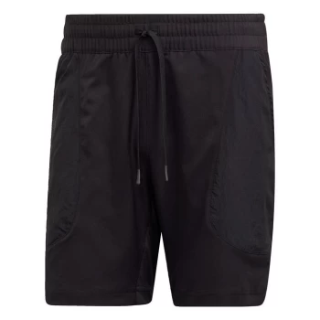 image of adidas Melbourne Tennis Ergo 7-Inch Shorts Mens - Black / White