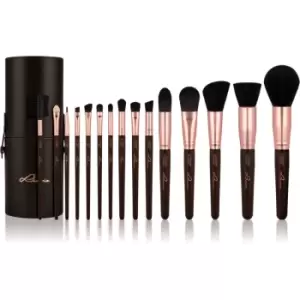 image of Luvia Cosmetics Golden Queen brush set