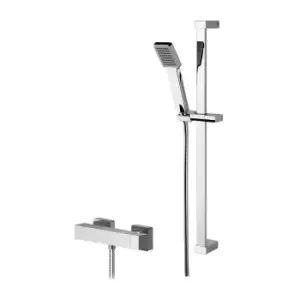 Image of Nuie Square Bar Valve & Kit Chrome