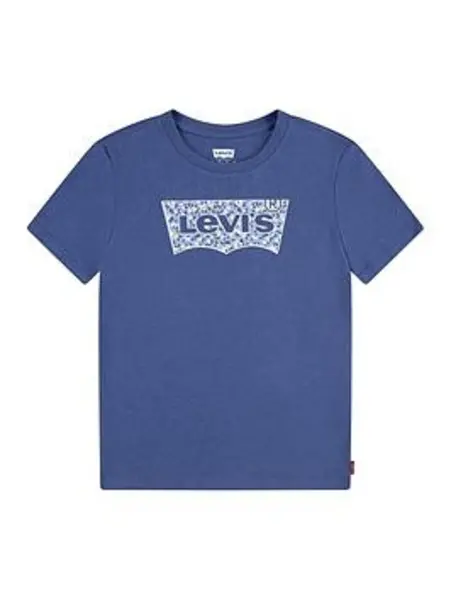 Image of Teenager Ditsy Batwing Fill Tee - Blue