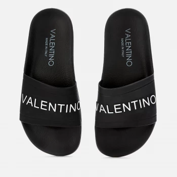 image of Valentino Shoes Womens Slide Sandals - Black - UK 5