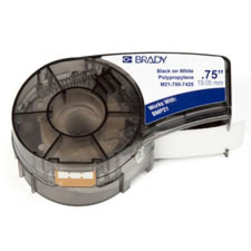 Image of Brady 121016 Black. White Self-adhesive printer label