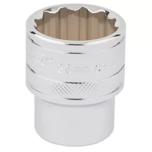 Image of Draper 1/2" Sq. Dr. Hi-Torq® 12 Point Socket (23mm)