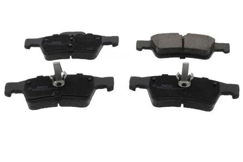 Image of RIDEX 402B1287 Brake pad set Rear Axle, incl. wear warning contact Brake Pad Set,disc brake (402)
