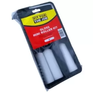 Image of Fit For The Job Mini Roller Kit With 5 Gloss Rollers- you get 12