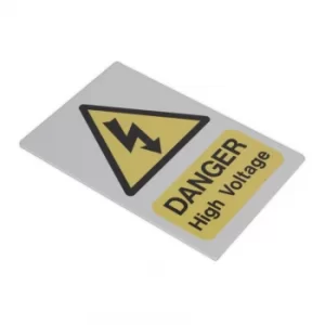 image of High Voltage Warning Sign 200 X 300MM