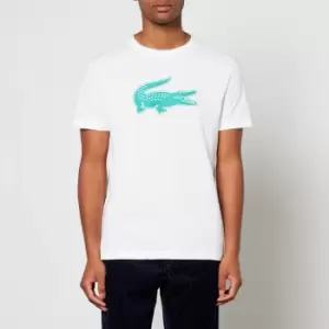 Image of Lacoste Big Croc Cotton-Blend Jersey T-Shirt - 5/L