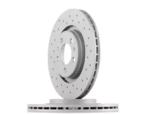 Image of ZIMMERMANN Brake disc VW,AUDI,SKODA 100.1234.52 Brake rotor,Brake discs,Brake rotors