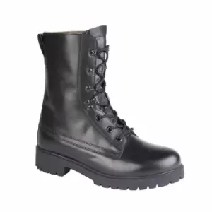 Image of Grafters Mens Assault 2.0 Leather Boots (11 UK) (Black)
