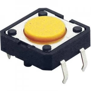 image of Omron B3F4000 Pushbutton 24 Vdc 0.05 A 1 x OffOn momentary