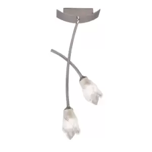 Image of Pietra Ceiling 2 Light G9, Polished Chrome