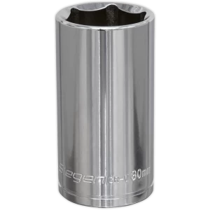 Image of Siegen 1/2" Drive Deep Hexagon WallDrive Socket Metric 1/2" 30mm
