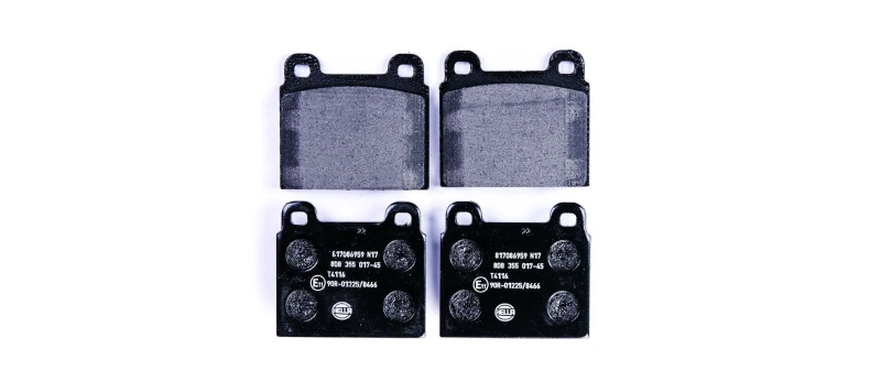 Image of HELLA Brake pad set HELLA 8DB 355 017-451