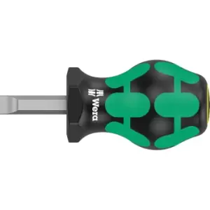 Image of Wera 335 Stubby Slotted Screwdriver 8mm 24.5mm
