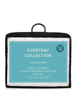 Image of Everyday Collection Anti-Allergy Duck Feather And Down 13.5 Tog Duvet